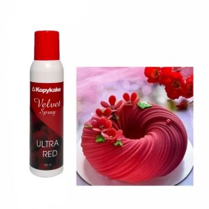 اسپری مخملی قرمز کپی کیک Ultra Red