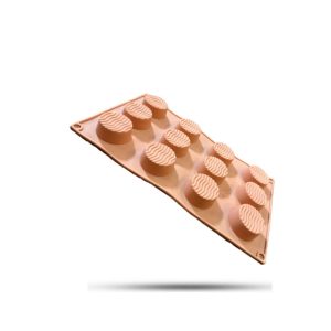 قالب سیلیکون خارجی طرح استوانه شیاردار
