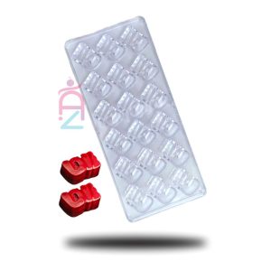 قالب شکلات پلی کربنات لاو ( کد۲۲)