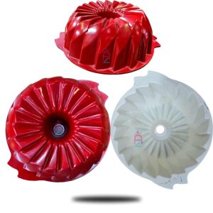 قالب کیک چدنی ترکیه طرح پیچ شیفون دار