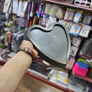 قالب تارت قلب تفلون دو سایز