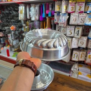 قالب کیک شیفون دار آلومنیوم طرح پرو ۲سایز