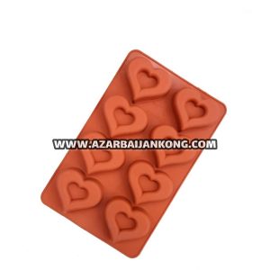 قالب سیلیکونی ساوارین قلب بزرگ