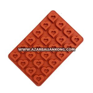 قالب سیلیکونی ساوارین قلب کوچک