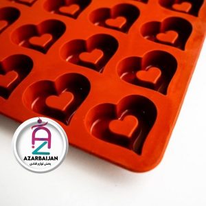 قالب سیلیکونی ساوارین قلب کوچک