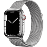 ساعت هوشمند اپل واچ سری 7 مدل 45mm Stainless Steel Case with Milanese Loop Steel Band